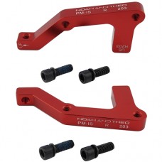 203mm REAR IS/POST Disc Brake Adapter RED